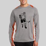 Long Sleeve Heather Colorblock Contender ™ Tee Thumbnail