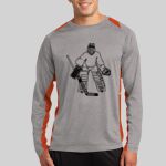 Long Sleeve Heather Colorblock Contender ™ Tee Thumbnail
