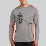 Long Sleeve Heather Colorblock Contender ™ Tee Thumbnail