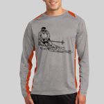 Long Sleeve Heather Colorblock Contender ™ Tee Thumbnail