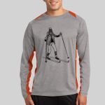 Long Sleeve Heather Colorblock Contender ™ Tee Thumbnail