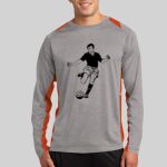 Long Sleeve Heather Colorblock Contender ™ Tee Thumbnail