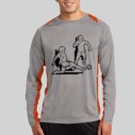 Long Sleeve Heather Colorblock Contender ™ Tee Thumbnail