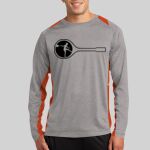 Long Sleeve Heather Colorblock Contender ™ Tee Thumbnail