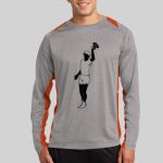 Long Sleeve Heather Colorblock Contender ™ Tee Thumbnail