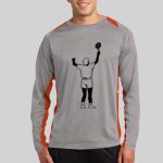 Long Sleeve Heather Colorblock Contender ™ Tee Thumbnail