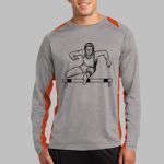 Long Sleeve Heather Colorblock Contender ™ Tee Thumbnail