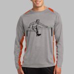 Long Sleeve Heather Colorblock Contender ™ Tee Thumbnail
