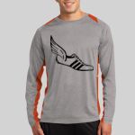 Long Sleeve Heather Colorblock Contender ™ Tee Thumbnail