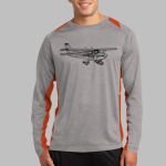Long Sleeve Heather Colorblock Contender ™ Tee Thumbnail