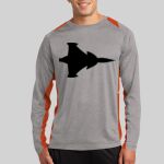 Long Sleeve Heather Colorblock Contender ™ Tee Thumbnail