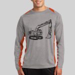 Long Sleeve Heather Colorblock Contender ™ Tee Thumbnail