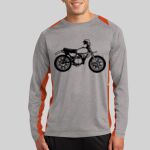 Long Sleeve Heather Colorblock Contender ™ Tee Thumbnail