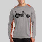 Long Sleeve Heather Colorblock Contender ™ Tee Thumbnail