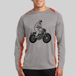 Long Sleeve Heather Colorblock Contender ™ Tee Thumbnail