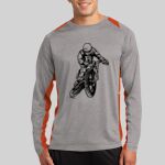 Long Sleeve Heather Colorblock Contender ™ Tee Thumbnail