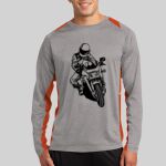 Long Sleeve Heather Colorblock Contender ™ Tee Thumbnail