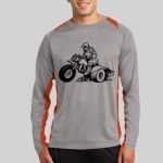 Long Sleeve Heather Colorblock Contender ™ Tee Thumbnail