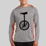 Long Sleeve Heather Colorblock Contender ™ Tee Thumbnail