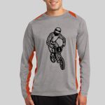 Long Sleeve Heather Colorblock Contender ™ Tee Thumbnail