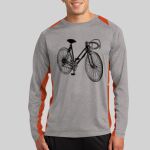 Long Sleeve Heather Colorblock Contender ™ Tee Thumbnail