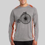 Long Sleeve Heather Colorblock Contender ™ Tee Thumbnail