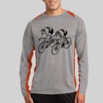 Long Sleeve Heather Colorblock Contender ™ Tee Thumbnail