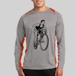 Long Sleeve Heather Colorblock Contender ™ Tee Thumbnail