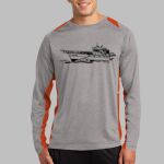 Long Sleeve Heather Colorblock Contender ™ Tee Thumbnail