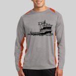 Long Sleeve Heather Colorblock Contender ™ Tee Thumbnail