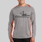 Long Sleeve Heather Colorblock Contender ™ Tee Thumbnail