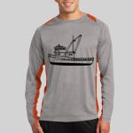 Long Sleeve Heather Colorblock Contender ™ Tee Thumbnail