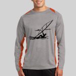 Long Sleeve Heather Colorblock Contender ™ Tee Thumbnail