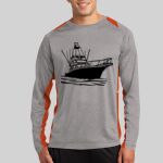 Long Sleeve Heather Colorblock Contender ™ Tee Thumbnail