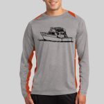 Long Sleeve Heather Colorblock Contender ™ Tee Thumbnail