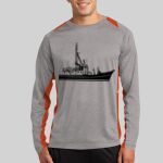 Long Sleeve Heather Colorblock Contender ™ Tee Thumbnail