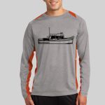 Long Sleeve Heather Colorblock Contender ™ Tee Thumbnail