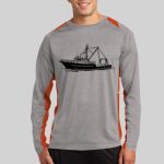 Long Sleeve Heather Colorblock Contender ™ Tee Thumbnail