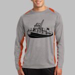 Long Sleeve Heather Colorblock Contender ™ Tee Thumbnail