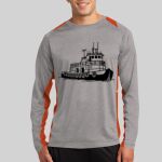 Long Sleeve Heather Colorblock Contender ™ Tee Thumbnail