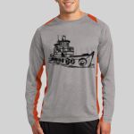 Long Sleeve Heather Colorblock Contender ™ Tee Thumbnail