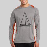 Long Sleeve Heather Colorblock Contender ™ Tee Thumbnail