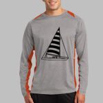Long Sleeve Heather Colorblock Contender ™ Tee Thumbnail