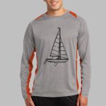 Long Sleeve Heather Colorblock Contender ™ Tee Thumbnail