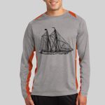 Long Sleeve Heather Colorblock Contender ™ Tee Thumbnail