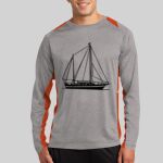 Long Sleeve Heather Colorblock Contender ™ Tee Thumbnail