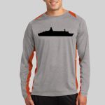 Long Sleeve Heather Colorblock Contender ™ Tee Thumbnail