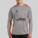 Long Sleeve Heather Colorblock Contender ™ Tee Thumbnail