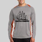 Long Sleeve Heather Colorblock Contender ™ Tee Thumbnail