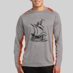 Long Sleeve Heather Colorblock Contender ™ Tee Thumbnail